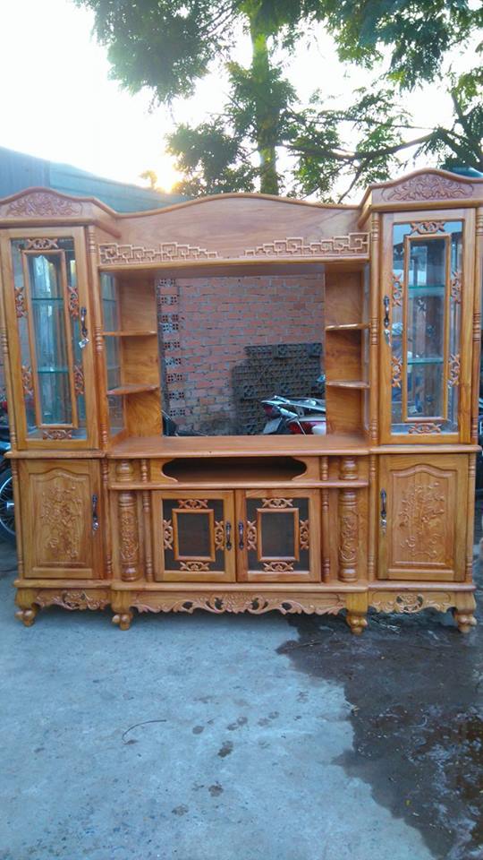 Kệ ti vi Gõ đỏ TV15