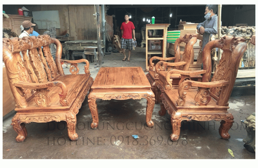 salon cẩm lai
