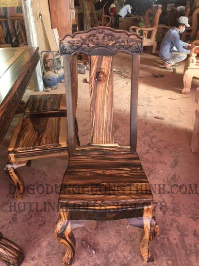 ghế ăn gỗ mun