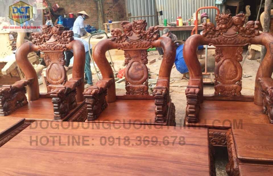 Cẩm lai tay 14 chạm nghê