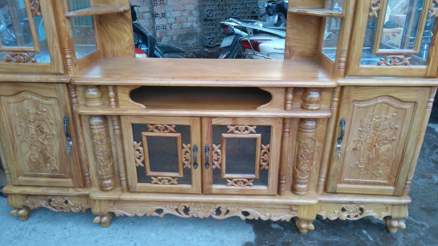 Kệ ti vi Gõ đỏ TV15