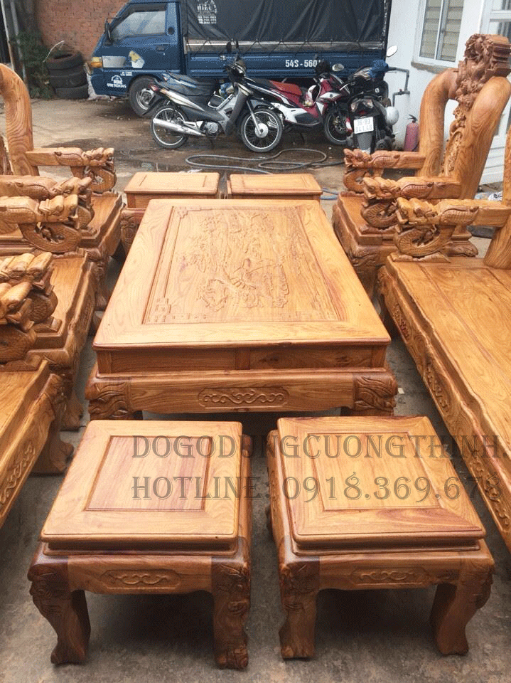 ban ghe cham rong