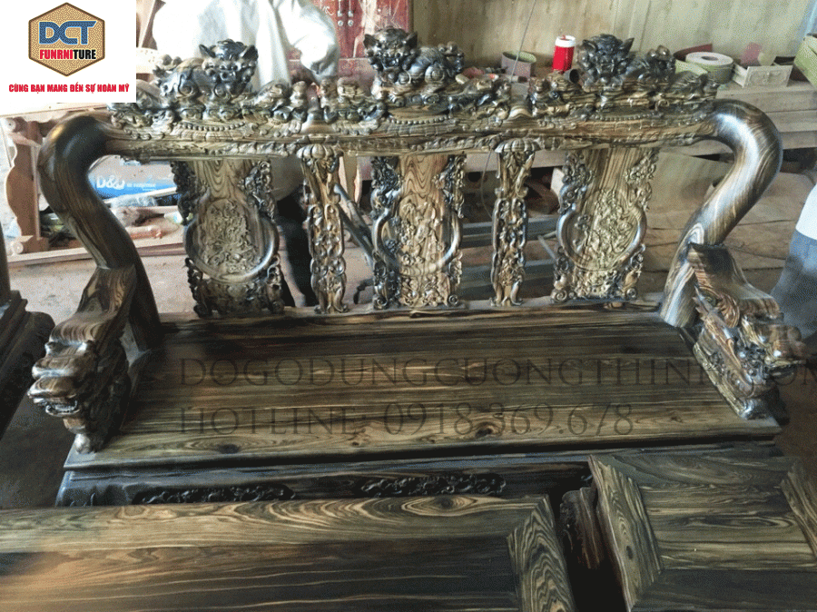 gỗ mun cham nghê