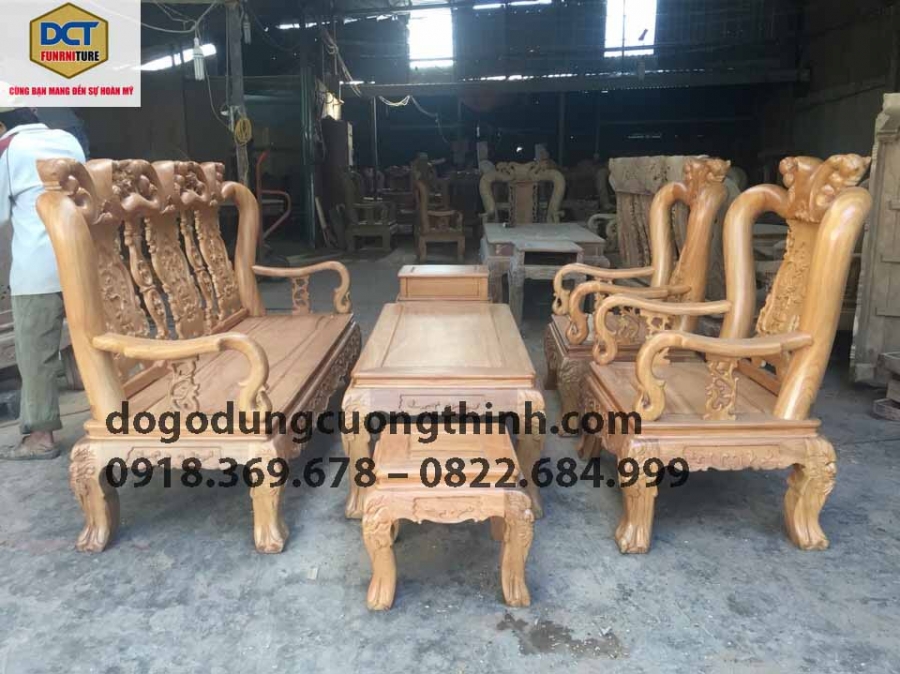 Triện gõ đỏ tay 10