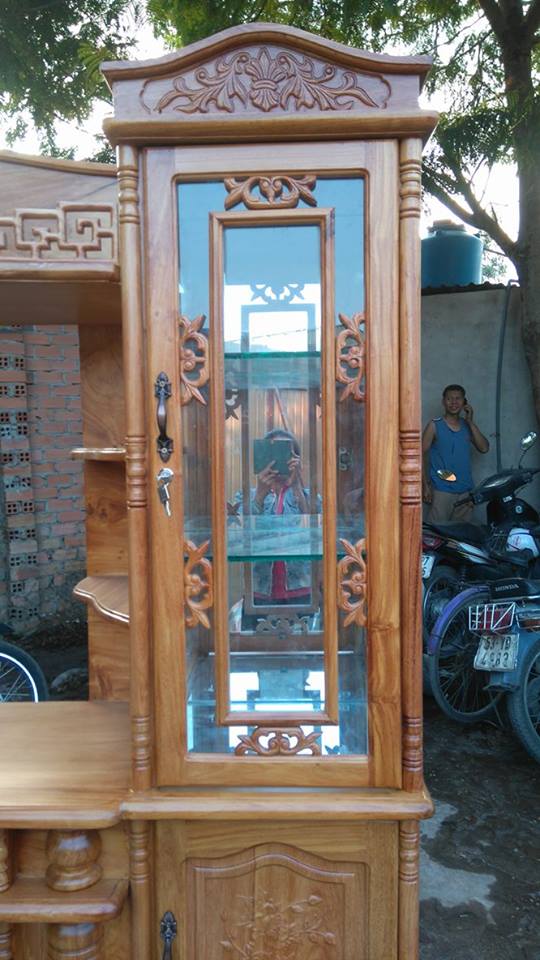 Kệ ti vi Gõ đỏ TV15