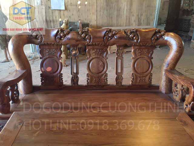 ghế dài gỗ cẩm lai