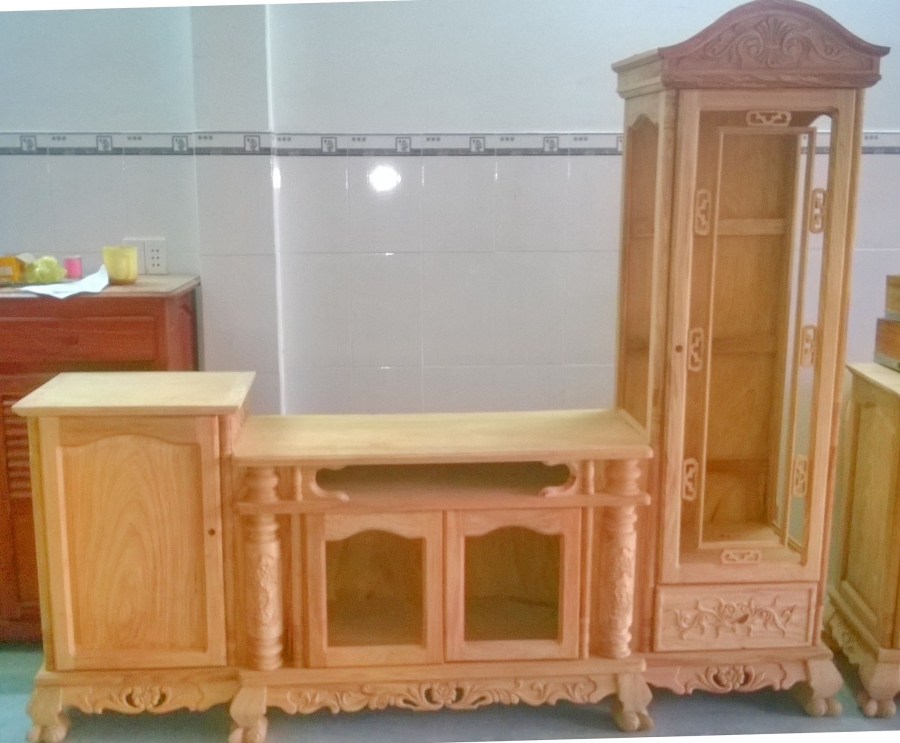 kệ tivi gõ đỏ cao cấp