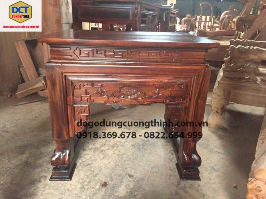 bàn thờ gỗ muồng