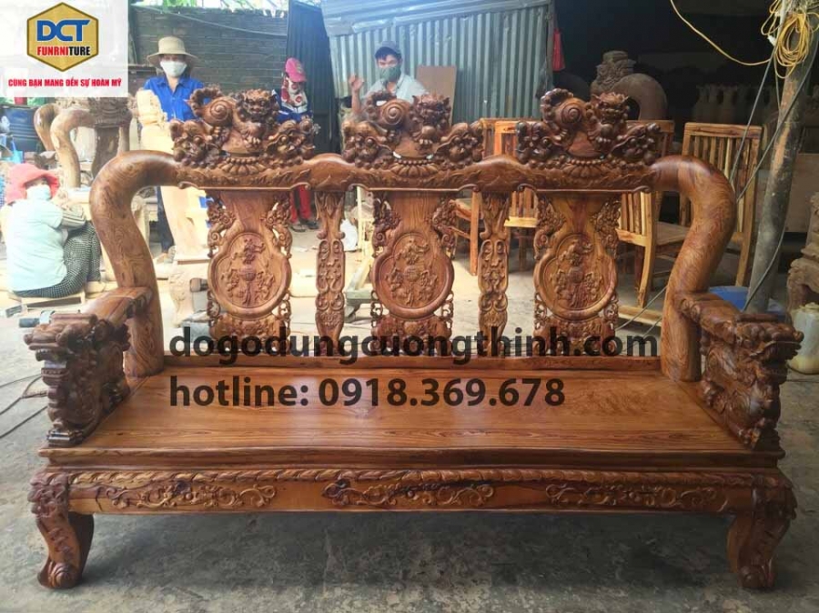 bộ triện cẩm lai tay 12