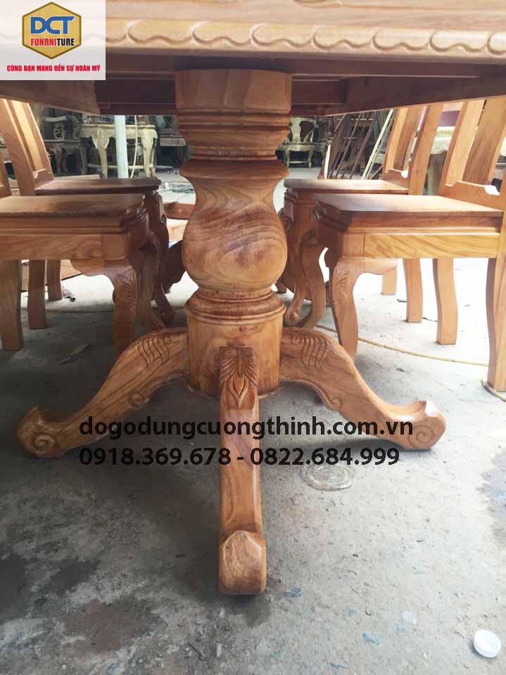 bàn ăn gõ đỏ