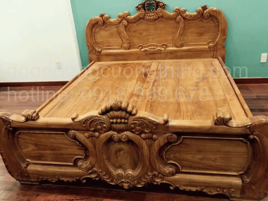 giường ngủ gỗ tự nhiên
