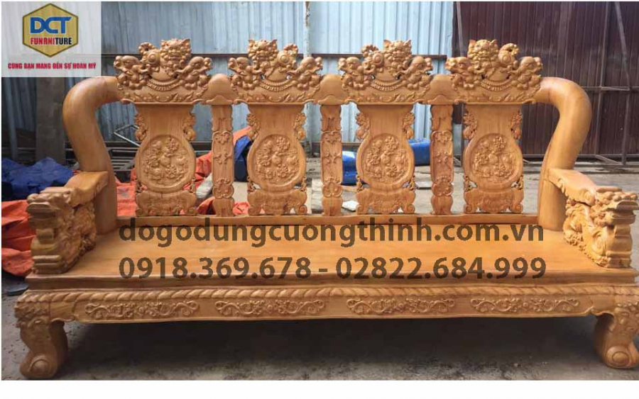 băng ghế dài tựa 4 vách