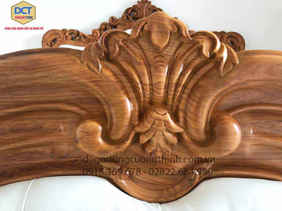 giường ngủ tân cổ điển G35GD đẹp