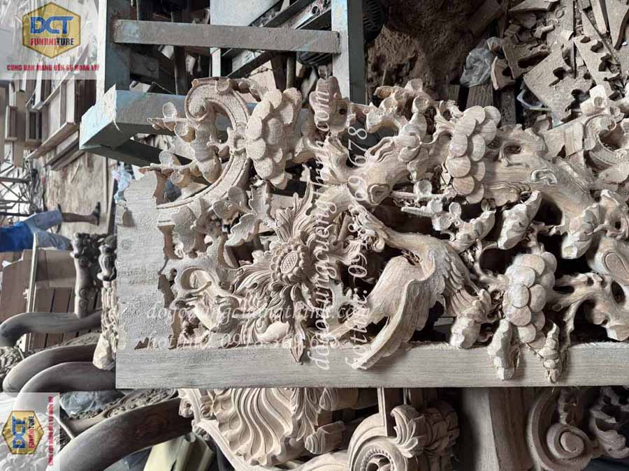 Thi công nội thất phòng thờ nhà thây Dũng Tiền Giang