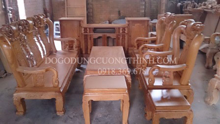 ban ghế gõ đỏ tay 10