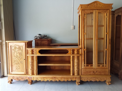 kệ ti vi gõ đỏ