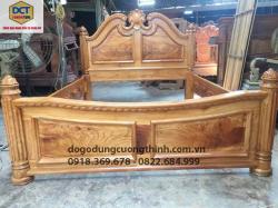 giường ngủ gỗ gõ đỏ cao cấp