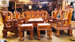 bộ salon chạm tay