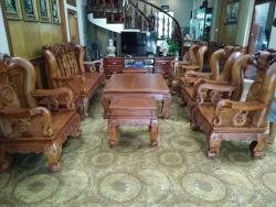 salon gỗ hương
