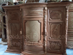 Mẫu tủ thờ truyền thống gỗ gõ đỏ TTH05