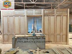 TỦ ÁO THIẾT KẾ CAO CẤP GỖ GÕ ĐỎ TA38GD