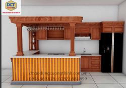 TỦ BẾP KẾT HỢP QUẦY BAR