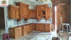 nội thất phòng bếp hoàng gia cổ điển