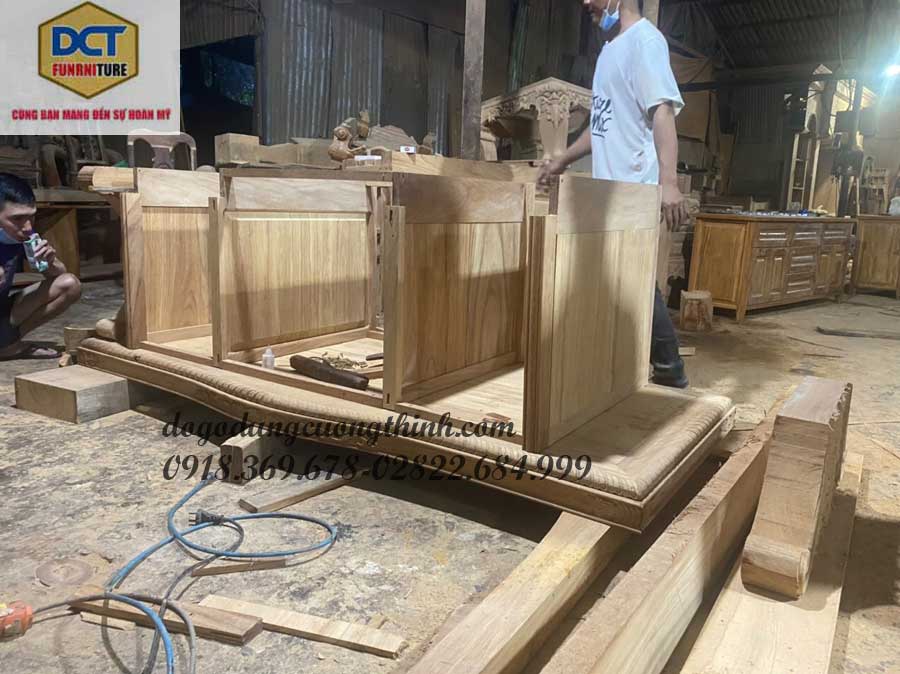 bàn làm việc cao cấp gỗ gõ đỏ